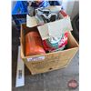 Image 3 : Milk Crate Lot : Oil Filters, Steel Wool, Clevises, etc