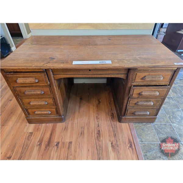 Antique Oak Desk