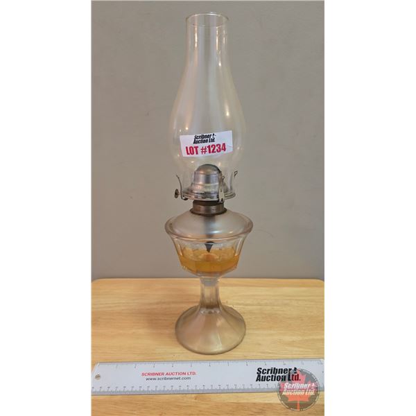 Antique Coal Oil Lamp (White Star Burner)