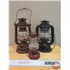 Image 5 : Barn Lantern Trio :  - Feuerhand No 276 - Hasag No 651 - No Name