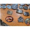 Image 10 : Belt Buckle Collection (69) Including : Hesston, NFR, Coors Light, Pilsner, etc