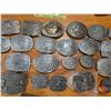 Image 7 : Belt Buckle Collection (69) Including : Hesston, NFR, Coors Light, Pilsner, etc