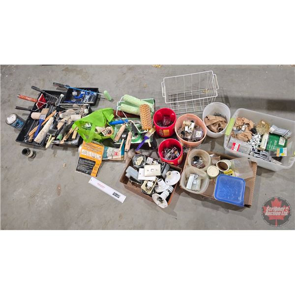 Bulk Lot : Painting Supplies & Electrical