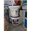 Image 6 : Drywall & Construction Supplies : Drywall Compound (Small Pail is Full & Large Pail is Partial), Dry