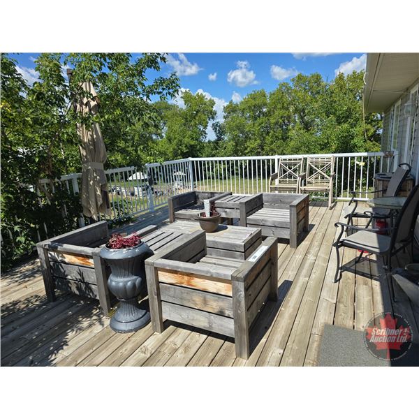 Patio Furniture Bulk Lot : Wooden & Metal