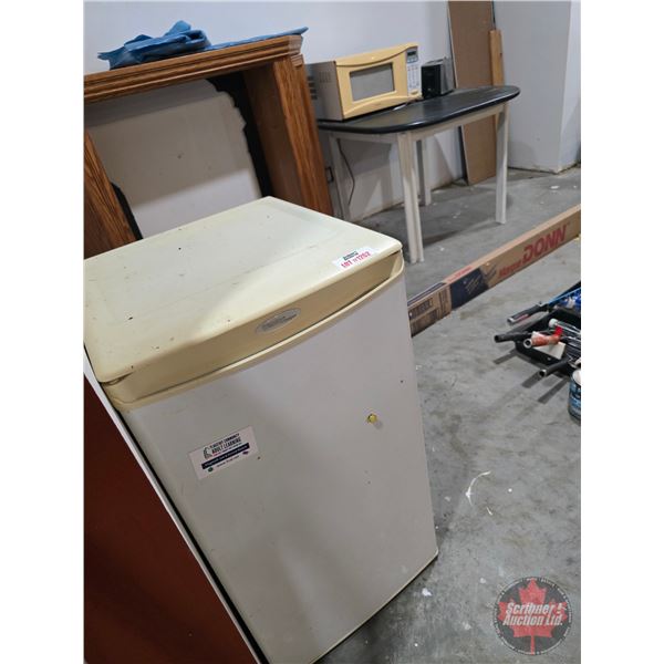 Household Combo : Table, Microwave & Mini Fridge