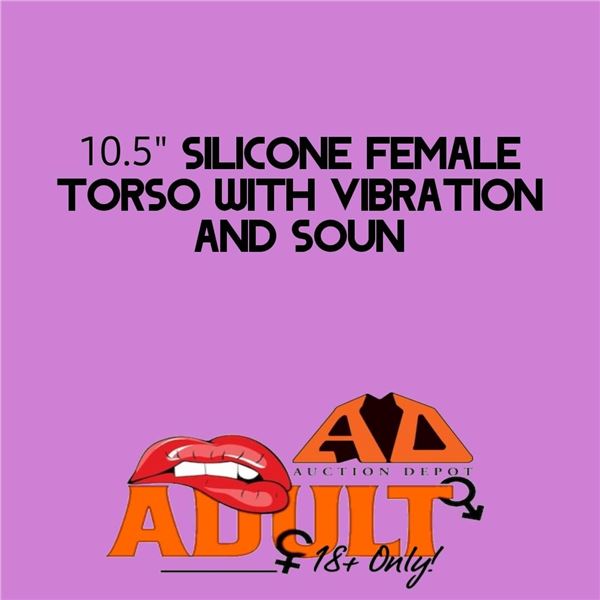 Silicone 10.5" Female Torso With Vibration & Sound