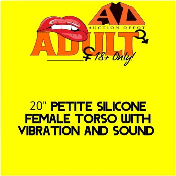 20" Silicone Female Torso Model With Vibration & Sound