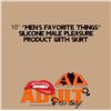 Image 1 : Men's Favourite Things 10" Silicone Male Pleasure Product with Skirt Design
