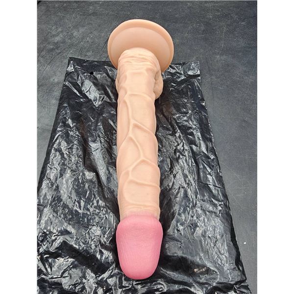 9" Silicone Male Anatomical Phallic Model with Suction Base