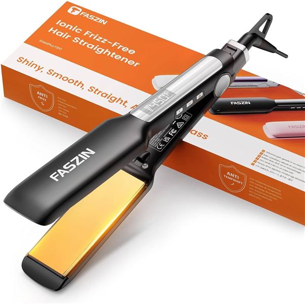 Faszin Ionic Frizz-Free Hair Straightener with Adjustable Temperature