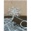 Image 3 : Snowflake String Lights with Warm White Illumination