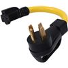 Image 1 : Shinnous Heavy Duty NEMA 6-30 Plug to NEMA 6-15R Adapter Cord (1.6 FT, ETL)