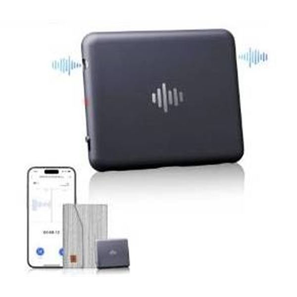 IZYREC 32GB Grey Voice Recorder w/Grey Case, Smart Digital Recorder w/AI Noise Cancelling