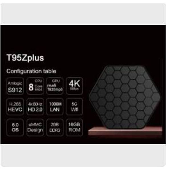 T95Z Plus TV Box with 4X Cortex-A53 GPU Mali-G31 MP2