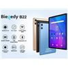 Image 1 : Biegedy B22 Tablet with 10.1-inch Screen and 128GB Storage Gold Color