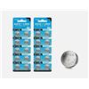 Image 1 : 20 AG13/LR44 1.5V Button Coin Batteries for Multipurpose Devices