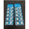 Image 2 : 20 AG13/LR44 1.5V Button Coin Batteries for Multipurpose Devices