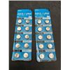 Image 2 : 20 AG13/LR44 1.5V Button Coin Batteries for Multipurpose Devices