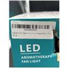 Image 4 : LED Multi-Function Aromatherapy Fan Light with Energy Efficiency Rating