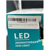 Image 4 : LED Multi-Function Aromatherapy Fan Light with Energy Efficiency Rating