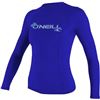 Image 1 : Oâ€™Neill Large Long Sleeve Blue Rash Guard, Polyester/Spandex Blend