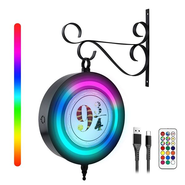 Harry Potter themed Pendant Hanging Light Fixture, Platform 9 3/4