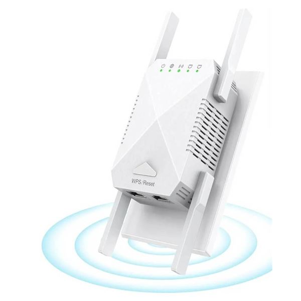 WiFi Extender and Wireless Repeater, 1200Mbps Dual Band (5GHz/2.4GHz)