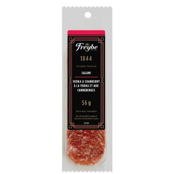 12 x 56g Freybe 1844 Vodka & Cranberry Salami Individually Packaged