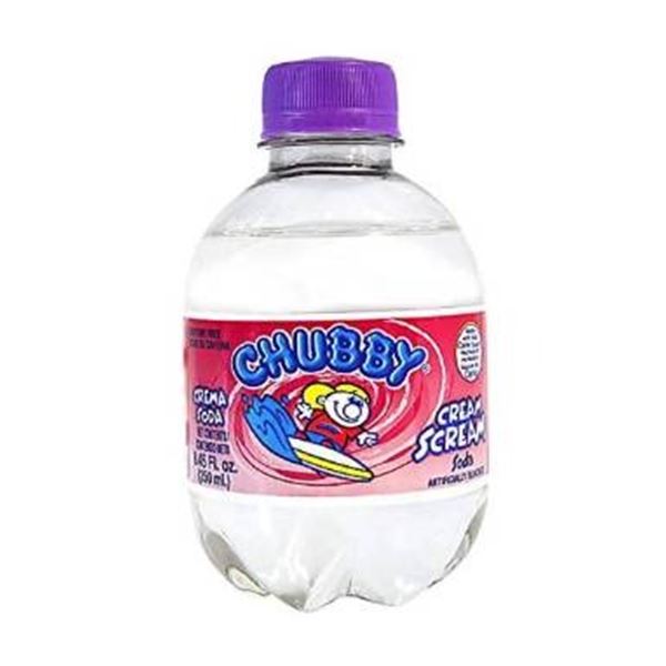 Chubby Cream Soda Beverages, 12 x 250 ml Each