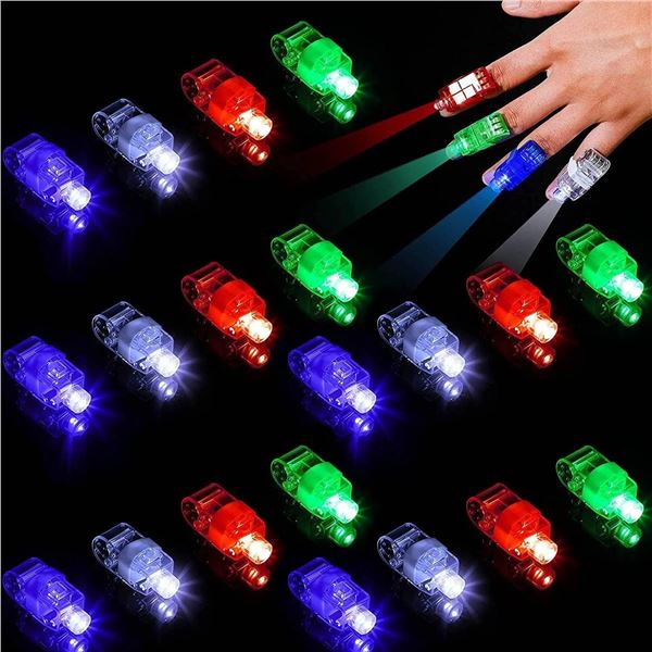 LED Finger Lights, 80-Piece Assortment, Model 08-044