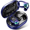 Image 1 : Kuizil C16 True Wireless Earbuds with Charging Case, Blue