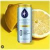 Image 1 : Wakewater Lemon Caffeinated Sparkling Water Beverage, 12x355mL