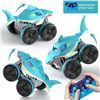 Image 1 : Remote Control Shark-Themed Stunt Car With Controller