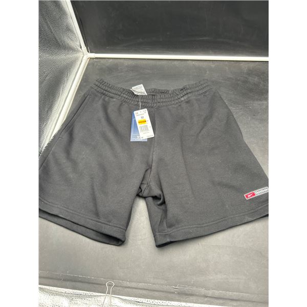 Reebok Menâ€™s Knit Training Shorts, Size M, Black