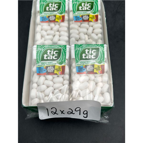 Tic Tac Fresh Mint 12-Pack, 29g Each