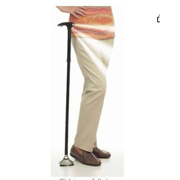 Trusty Cane Folding Cane with Built-In LED Lights and Pivoting Head