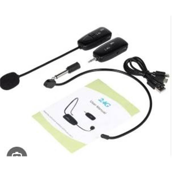 2.4G Wireless Microphone with Compatibility for DSLRs, Speakers, and PCs