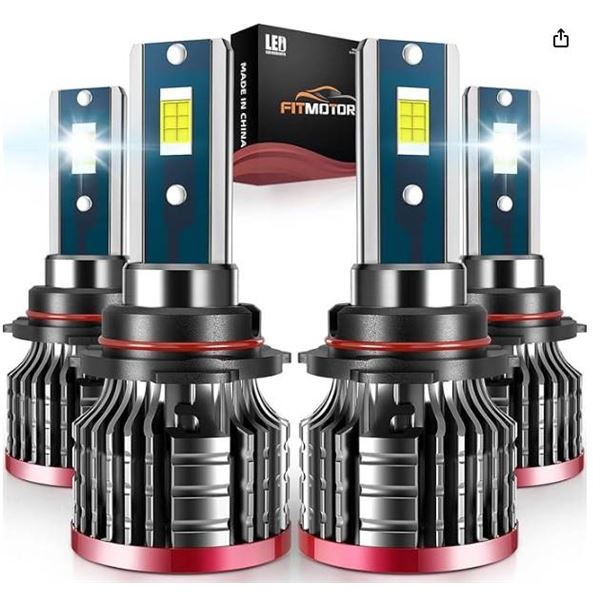 Fitmotors LED Car Headlights â€“ Model 9006/HB4 Compatibility
