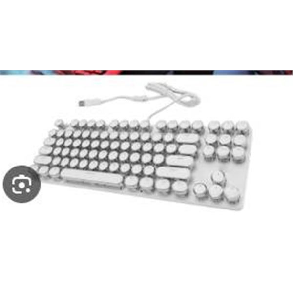 X003DY1N2D 87-Key Wired Keyboard System for Windows or MacOS