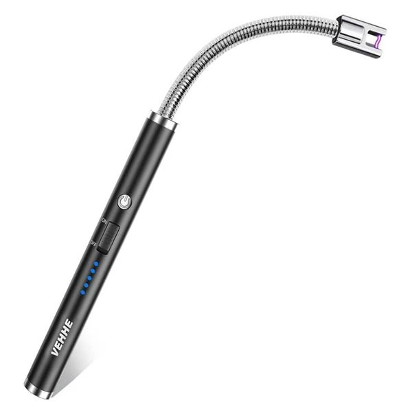Vehhe USB Rechargeable Electric Lighter with 360-Degree Flexible Neck