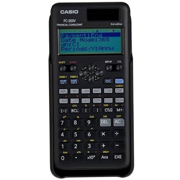 Casio FC-200V Financial Calculator With Advanced Functions