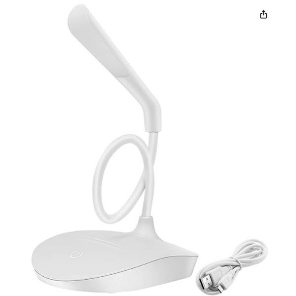 Brivation LED Touch Table Lamp with Flexible Gooseneck