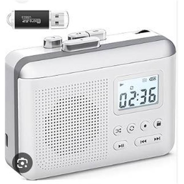 CR-381 Cassette Player with Micro SD Card Support