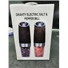 Image 2 : Gravity Electric Salt and Pepper Mill Set with Automatic Operation