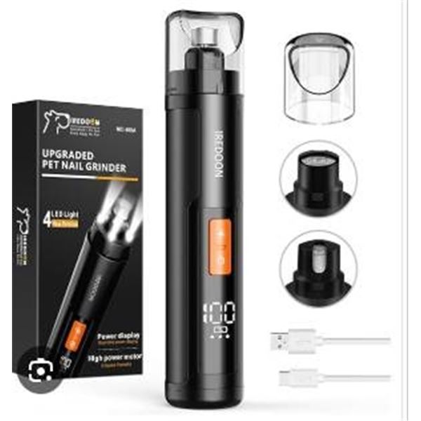 Iredon MC-05/A Upgraded Pet Nail Grinder With 4 LED Light