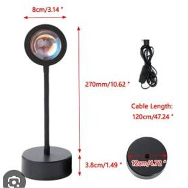 Sunset Lamp With USB Power Source for 16 Color Scenes