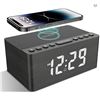 Image 1 : Anjank Alarm Clock with Wireless Charging and FM Radio