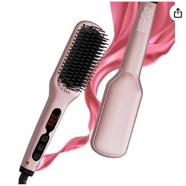 MegaWise Ionic Hair Straightener Brush Model KL-1025