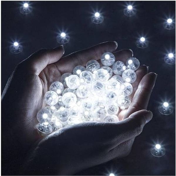 Accome 100pcs LED Mini Lights for Decoration (White)